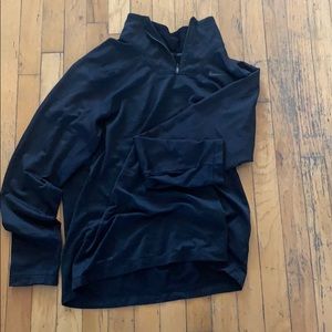 Large Nike Dryfit 3/4 zip